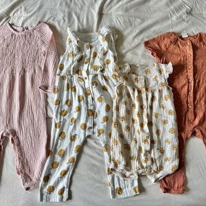 Adorable Baby Romper and Jumpsuit Bundle
